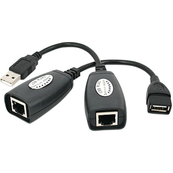 اکستندر افزایش طول USB با کابل شبکه تا 50 متر